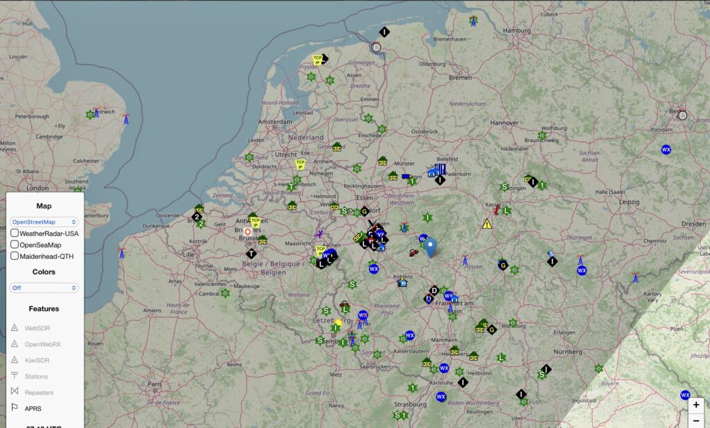 Empfangsbild des UKW-SDR